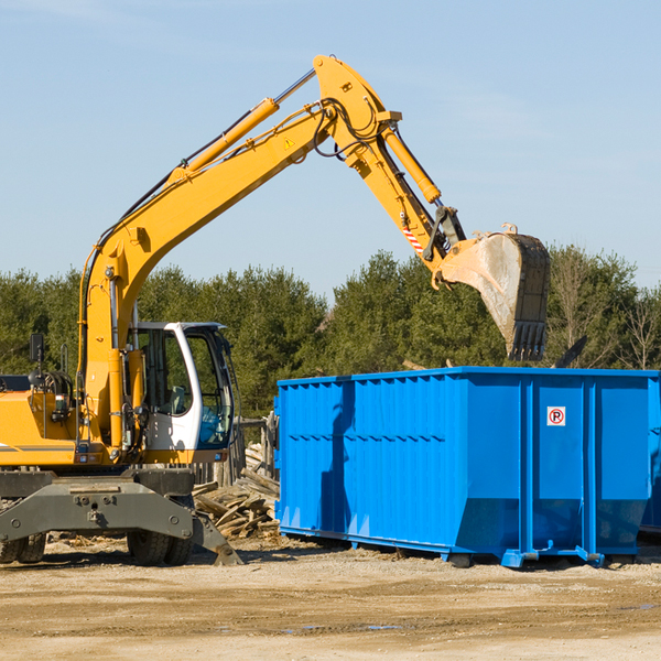 can i choose the location where the residential dumpster will be placed in Humbird Wisconsin